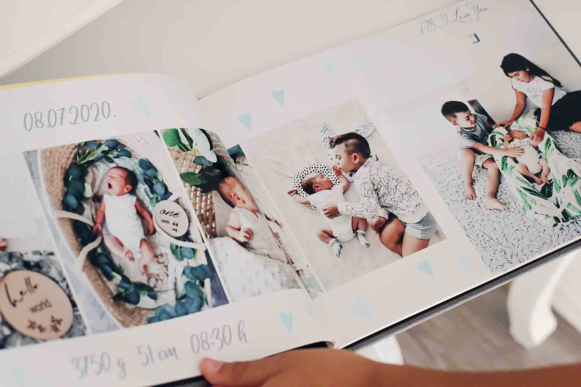 Knjiga uspomena za bebe i djecu - Baby Book 3 Knjiga uspomena za bebe - personalizacija