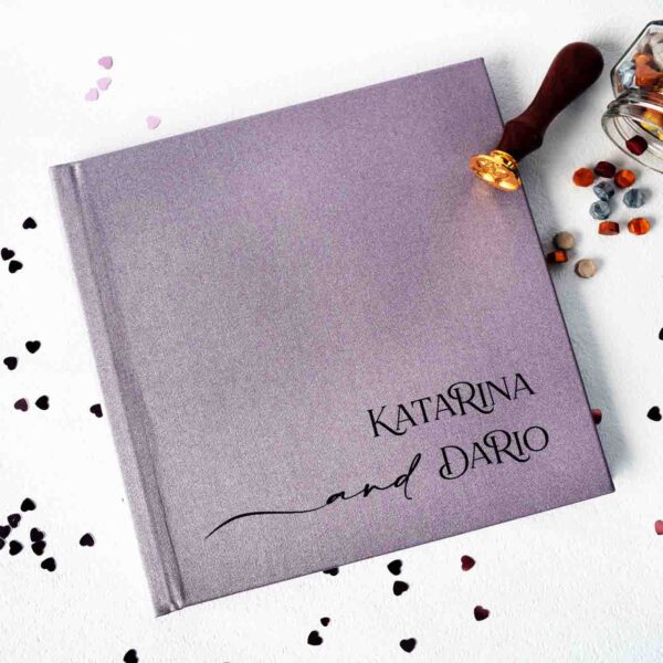 guest book, knjiga dojmova, prazan album, album za vjenčanje, magical book lab, baršunasti album