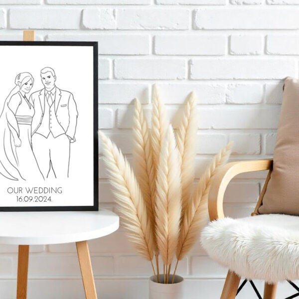 Personalizirani Linijski Plakati iz Fotografija